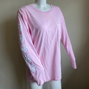 Obey Andre The Giant Pink Long Sleeve Shirt